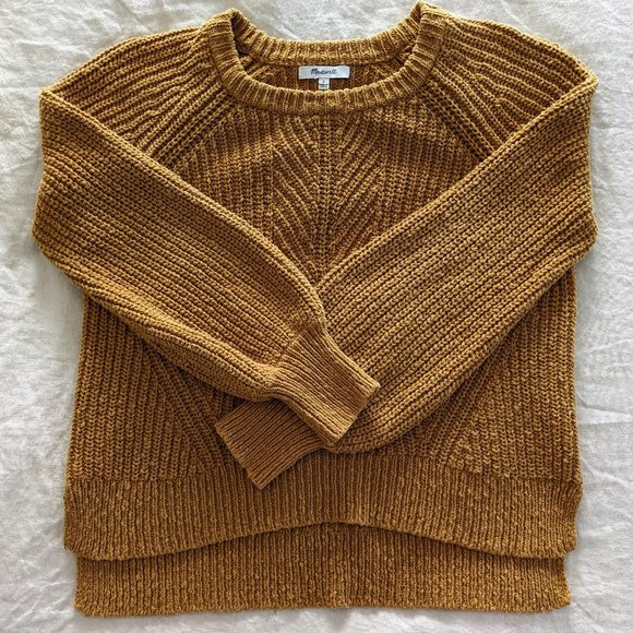Madewell Sweaters - Madewell Balloon-Sleeve Pullover Sweater Egyptian Gold Small